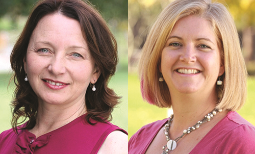 Dominique Roe-Sepowitz (right) and Judy Krysik (left)